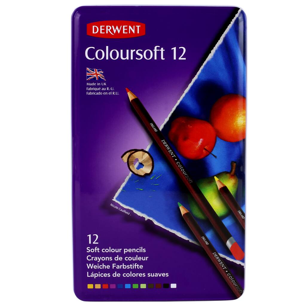 Derwent® Coloursoft Pencil Set, 12